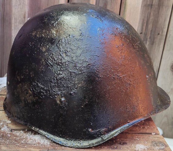 Soviet helmet SSh40 / from Königsberg