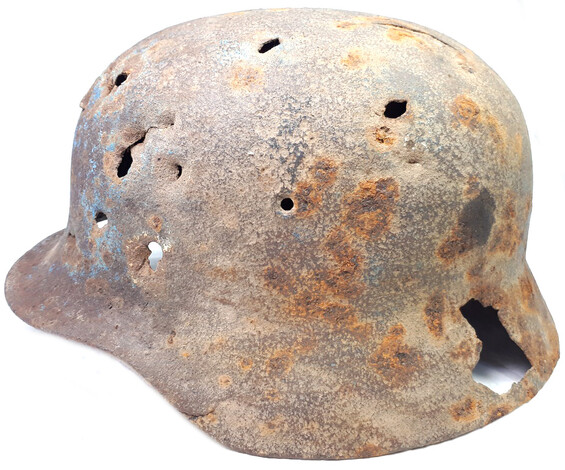 German helmet M40 / from Stalingrad