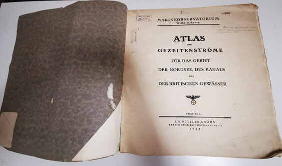 Atlas of North Sea currents and British waters