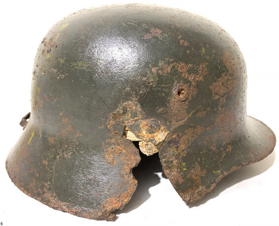 Hungarian helmet M37 / from Stalingrad