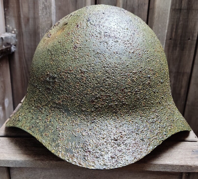 Soviet helmet SSh36 / from Smolensk