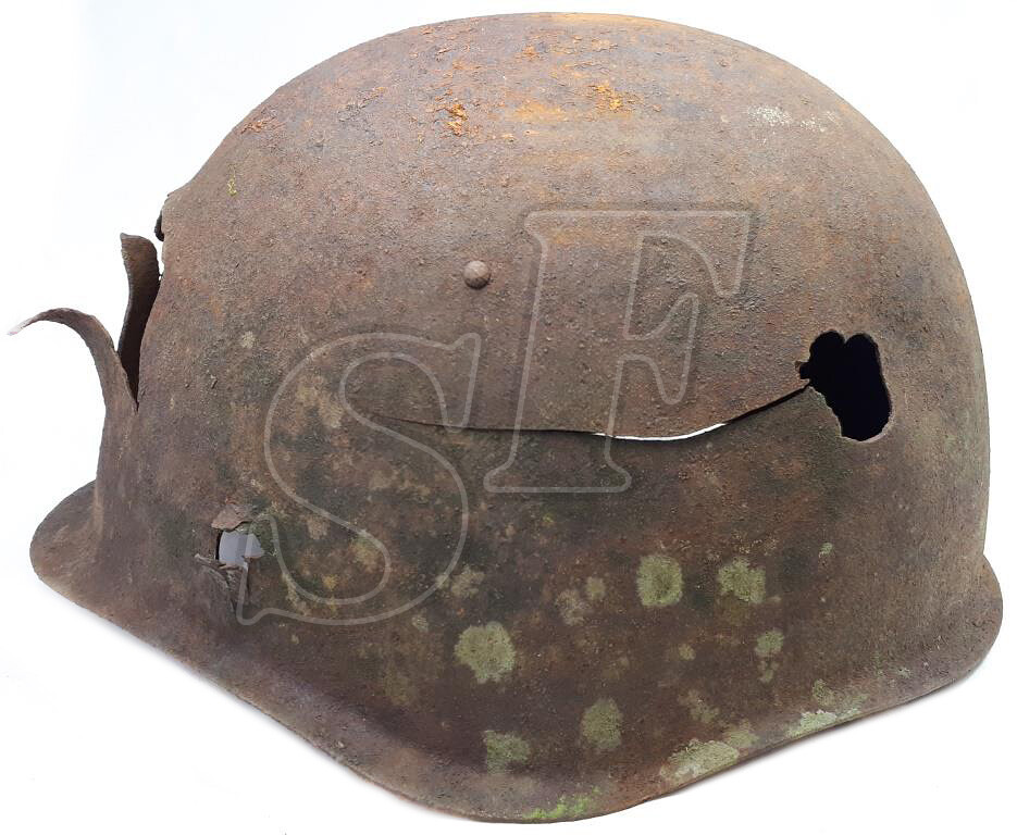 Soviet helmet SSh39 / from Leningrad