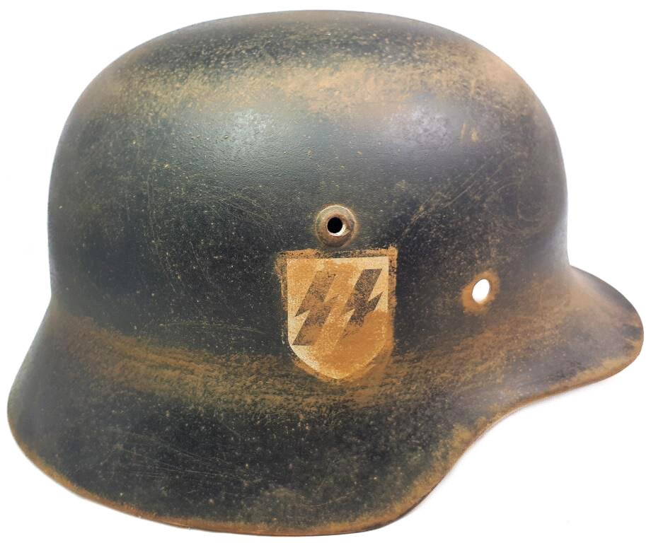 Waffen SS helmet M35 DD / Restoration