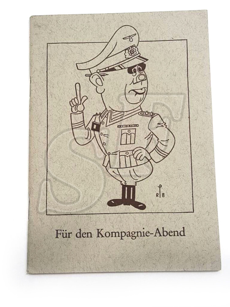 Booklet “Fur Den Kompagnie-Abend”