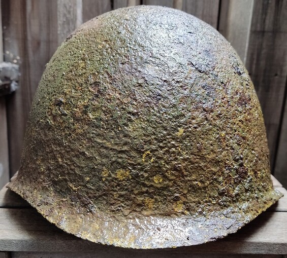Soviet helmet SSh39 / from Smolensk