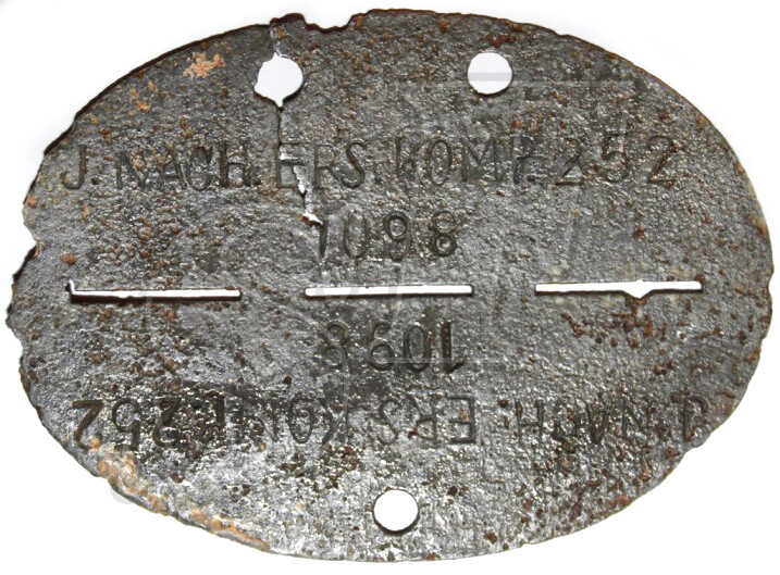 Dogtag J.NACH.ERS.KOMP.252 / from Leningrad