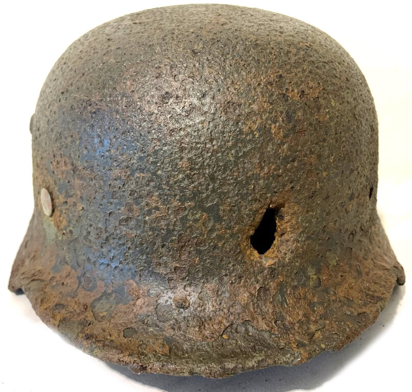 German helmet M35 / from Stalingrad