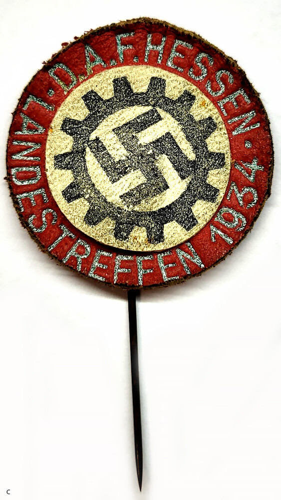 German organization badge D.A.F.