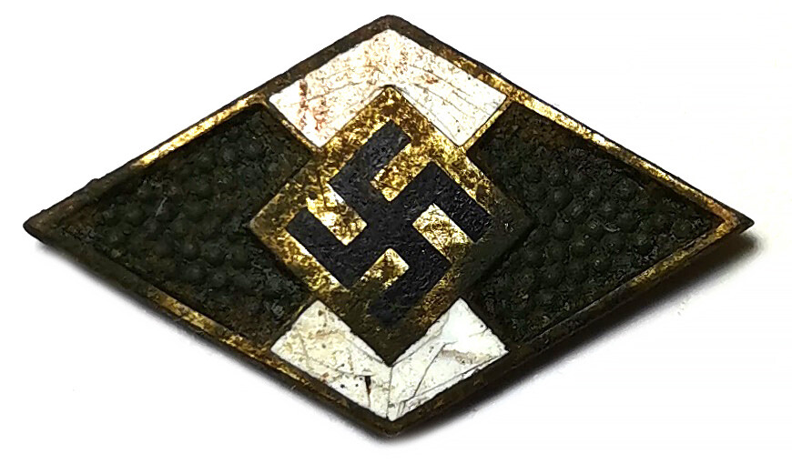 Hitler Jugend membership badge / from Insterburg