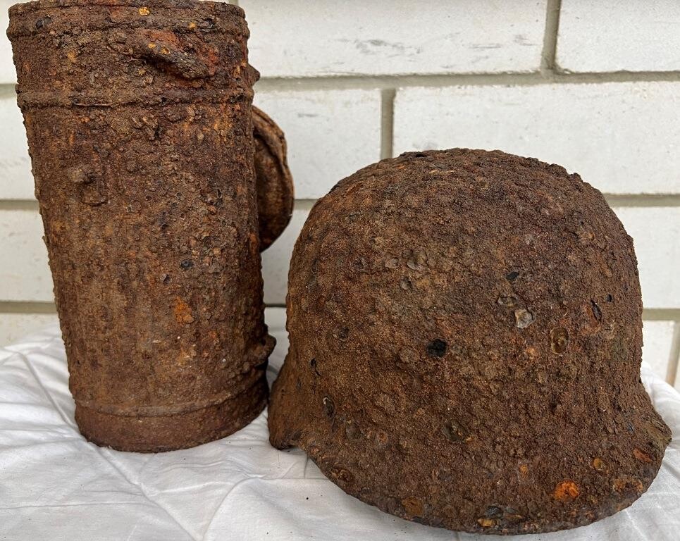 German helmet M40 / from Kaliningrad