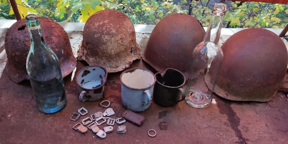 WWII items from the German dugout / from Stalingrad