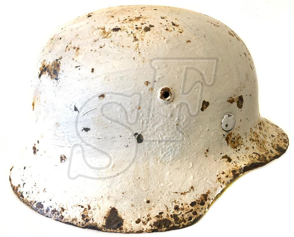 Winter camo helmet M35 / from Stalingrad