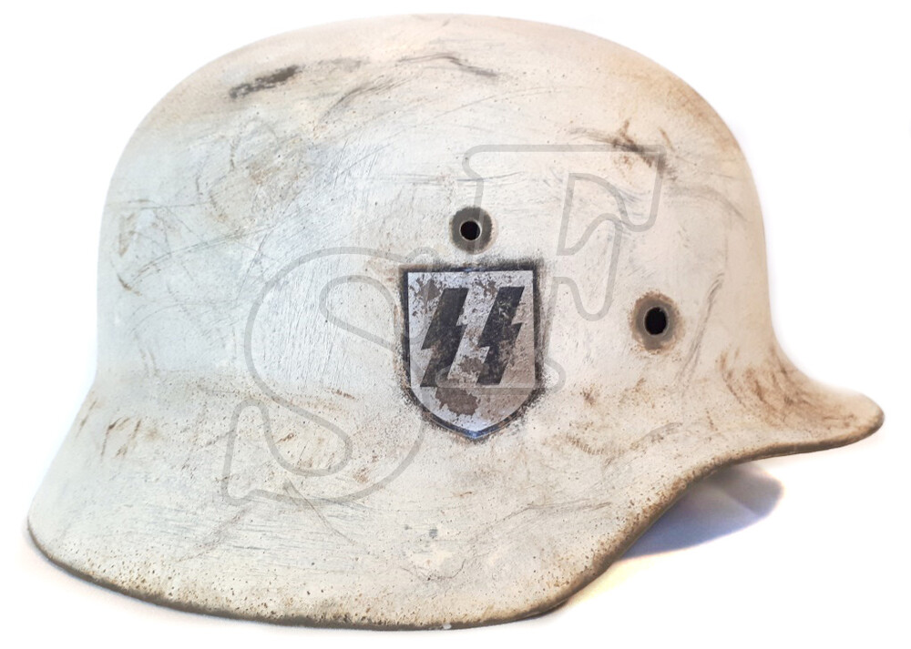 German helmet Waffen SS / Restoration