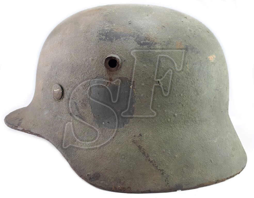 German helmet M35 / from Stalingrad