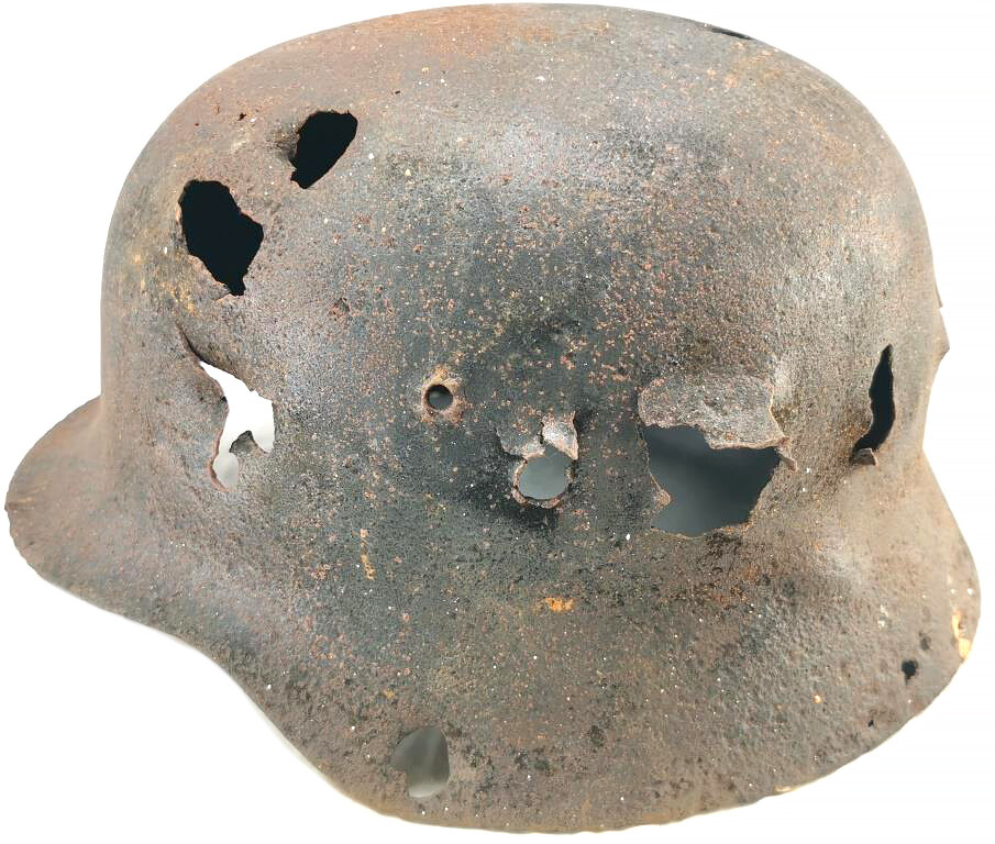 German helmet M35 / from Novgorod