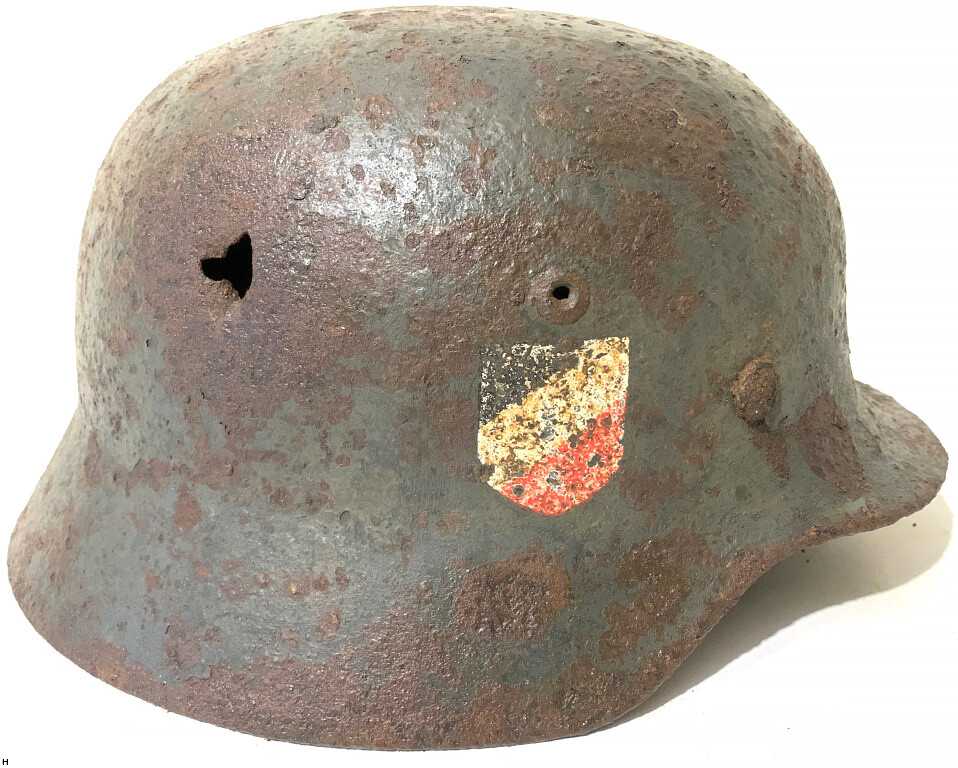 German helmet M35 DD / from Stalingrad