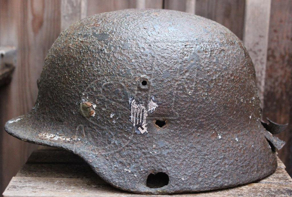 Helmet M40, Wehrmacht / from Stalingrad