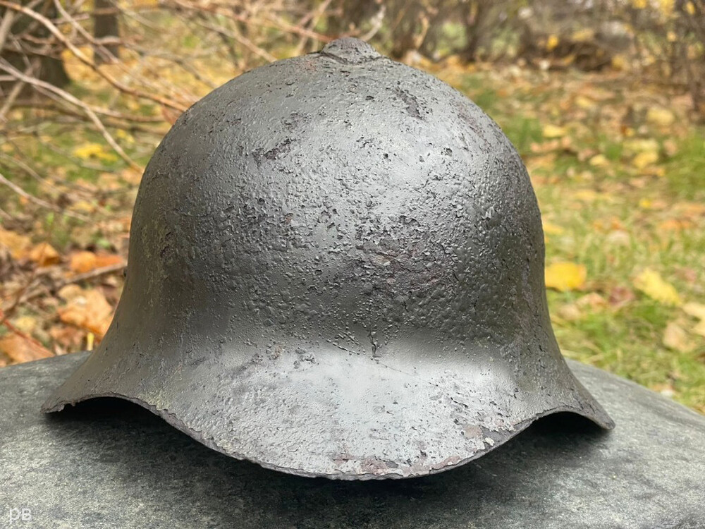 Soviet helmet SSh36 / from Stalingrad