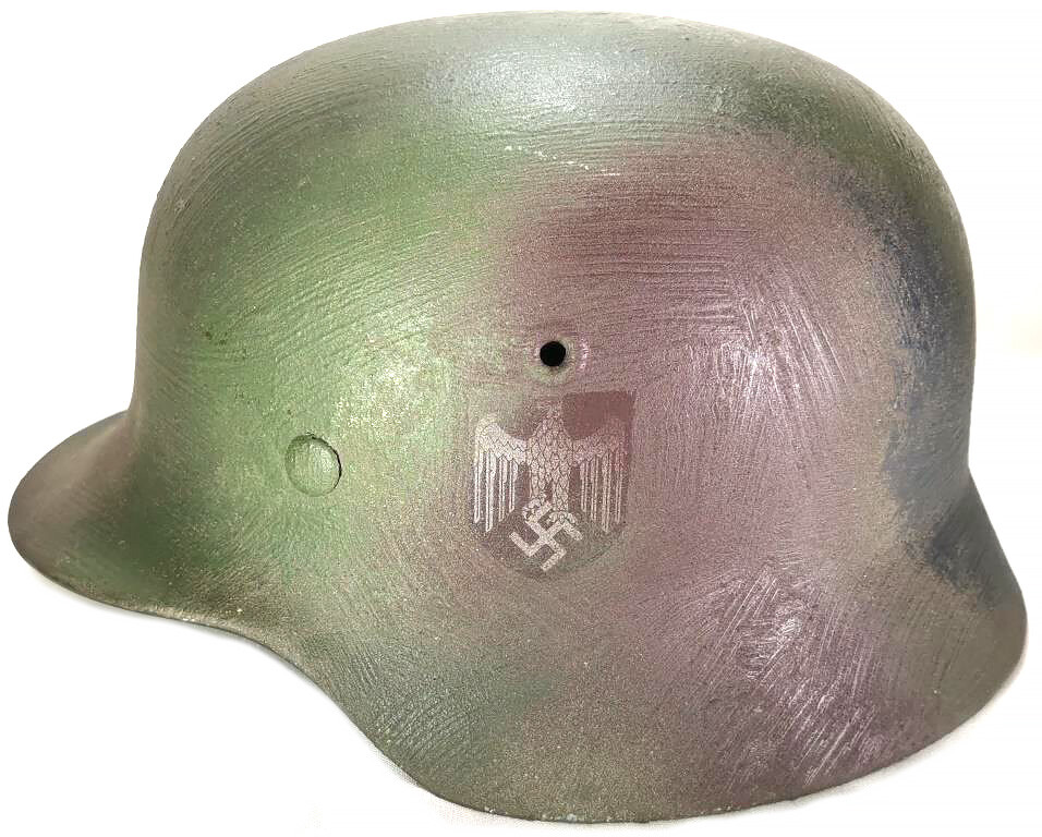 Restored German helmet M40, Wehrmacht
