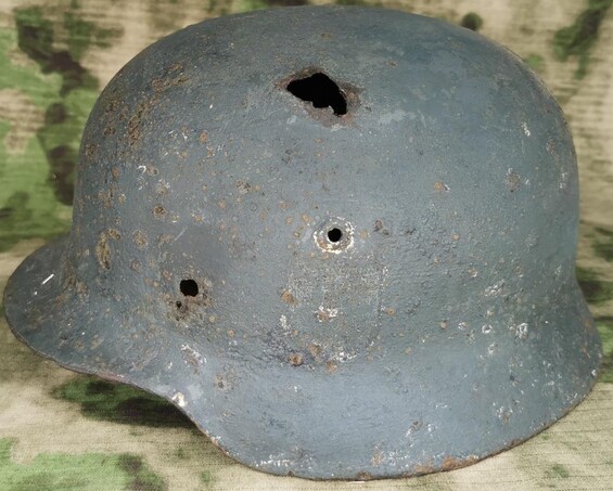 German helmet M35 / from Novgorod