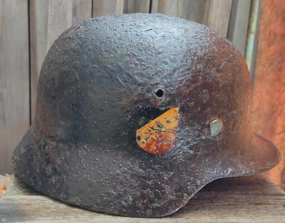 Luftwaffe helmet M35 DD / from Kalinin