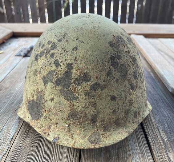 Soviet helmet Ssh40 / from Leningrad
