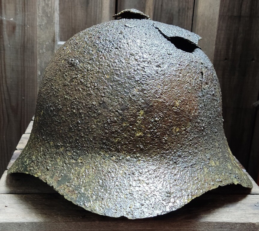 Soviet helmet SSh36 / from Smolensk