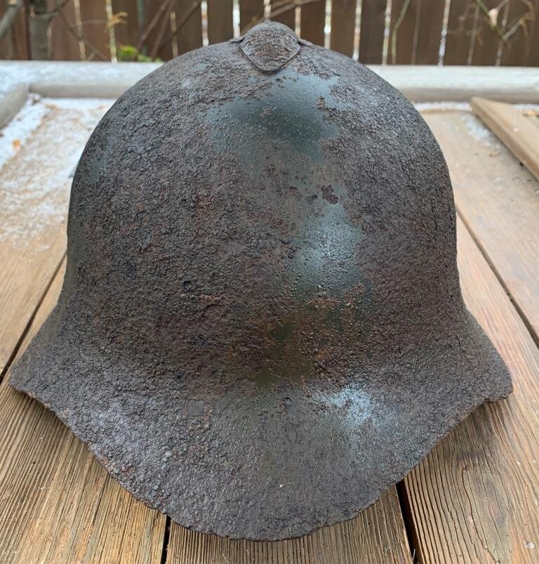 Soviet helmet SS36 / from Stalingrad