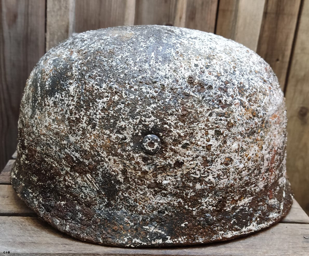 Winter Camo Paratrooper helmet M38 / from Smolensk