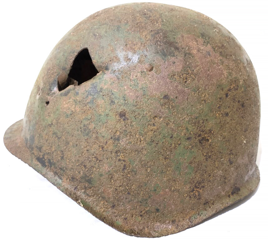 Soviet helmet SSh39 / from Stalingrad