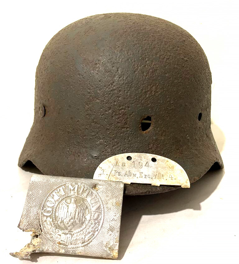 German helmet M40 / from Belarus