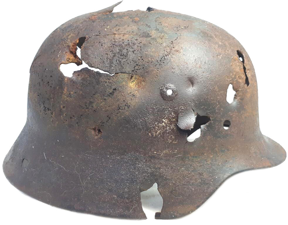 German helmet M35 / from Stalingrad