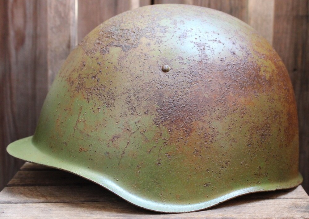 Soviet helmet SSh39 / from Karelia