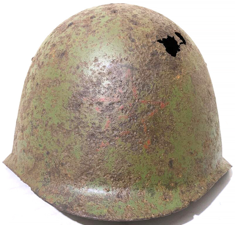 Soviet helmet SSh39 / from Stalingrad