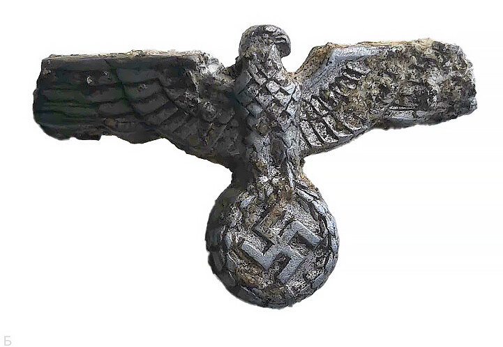Wehrmacht visor hat eagle / from Konigsberg