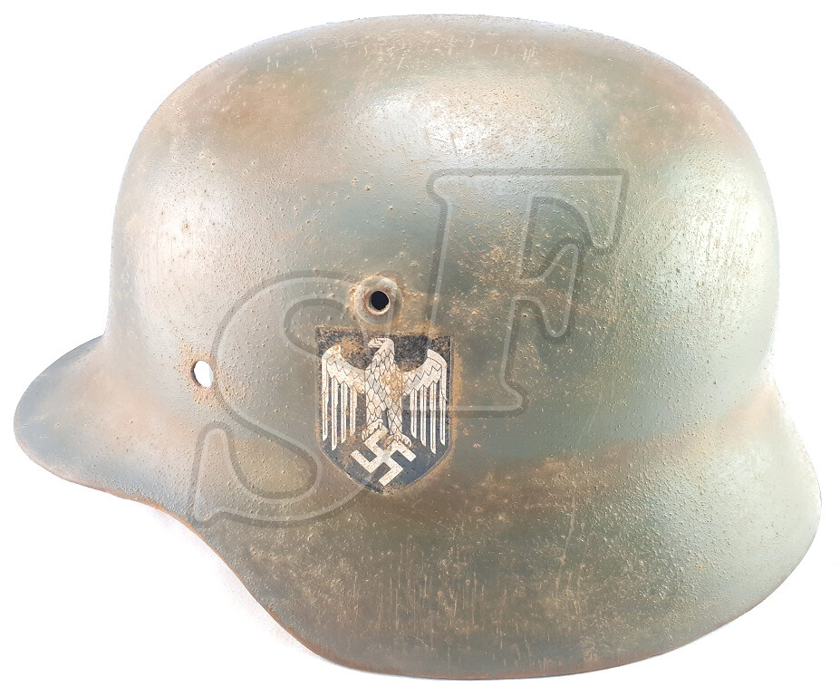 Helmet M35, Wehrmacht / Restoration