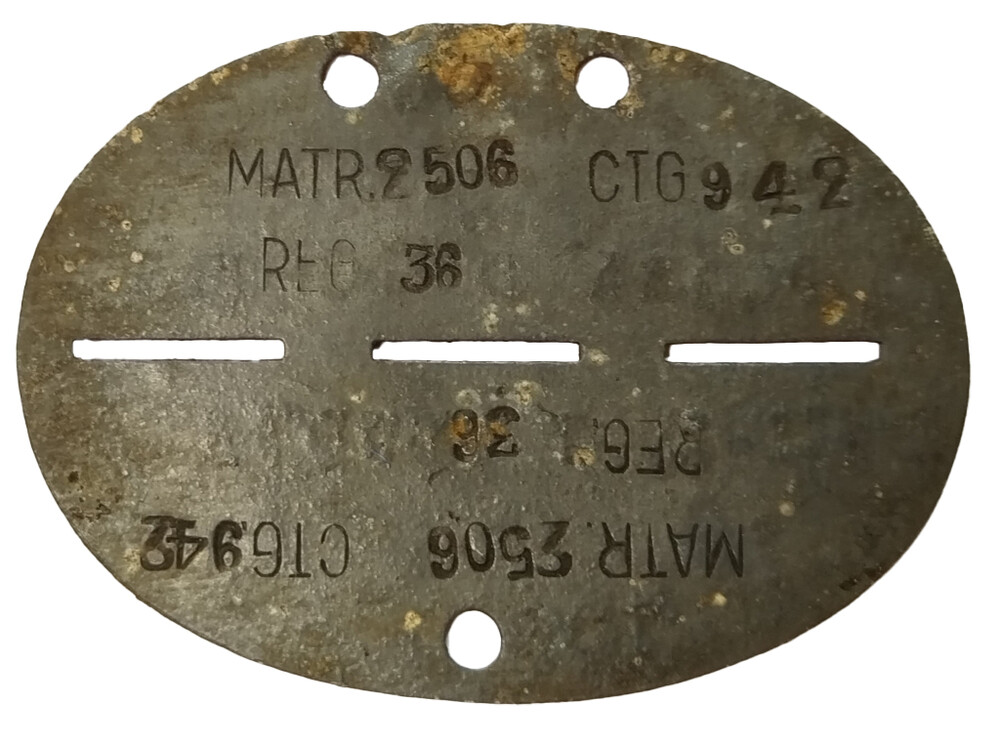 Romanian dogtags / from Stalingrad