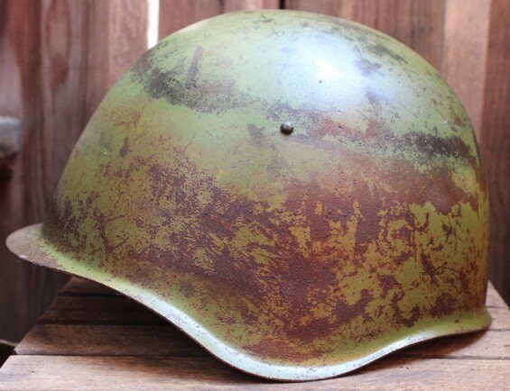 Soviet helmet SSh39 / from Karelia