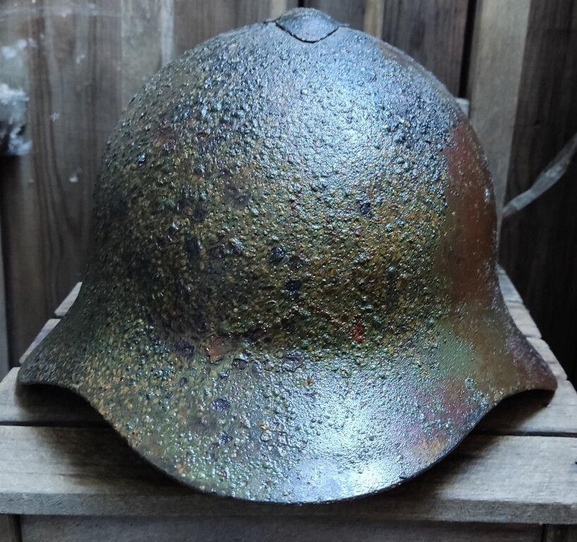 Soviet helmet SSh36 / from Stalingrad