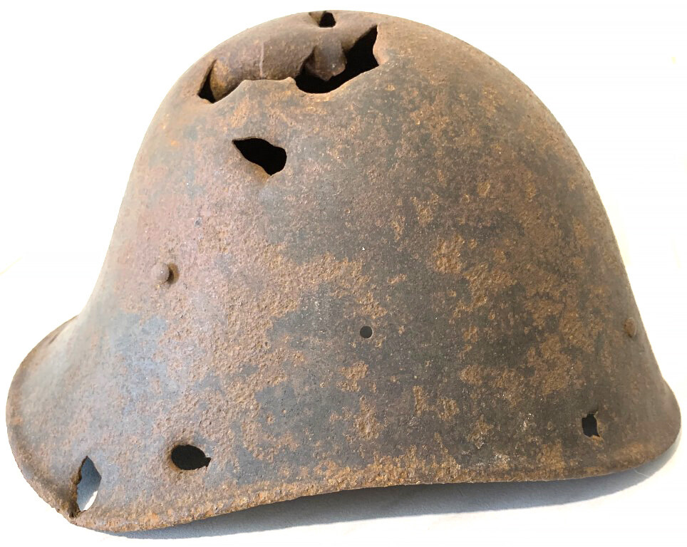 Romanian helmet / from Stalingrad