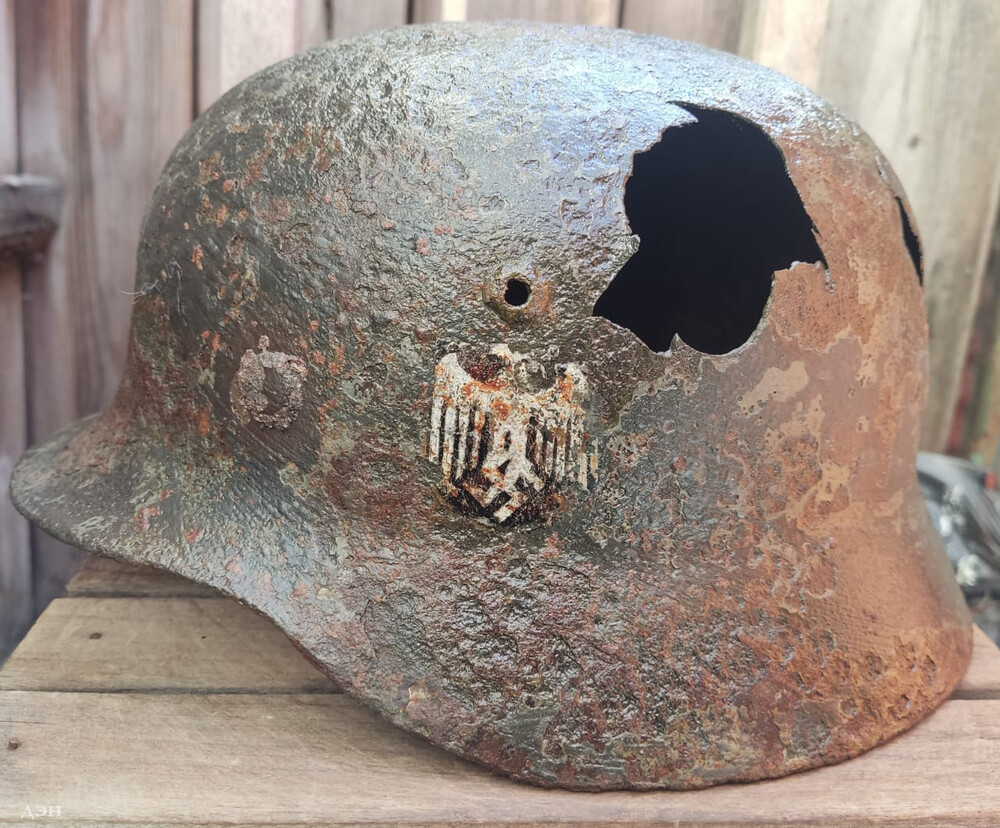 Wehrmacht helmet M35 DD / from Kaluga
