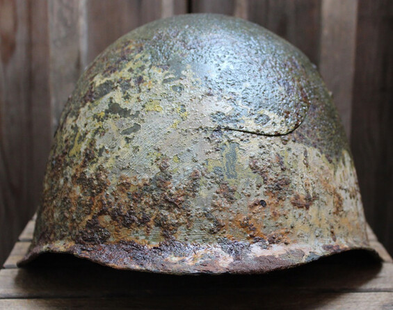 Soviet helmet SSh39 / from Novgorod