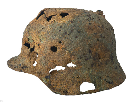 German helmet M40 / from Kaluga