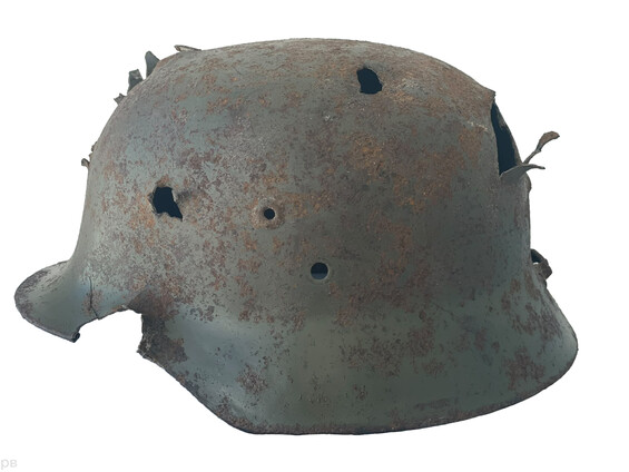 Hungarian helmet M37 / from Voronezh