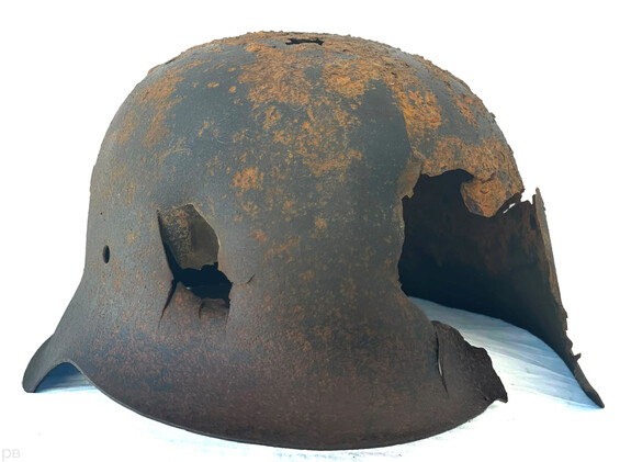 German helmet M42 / from Kaluga